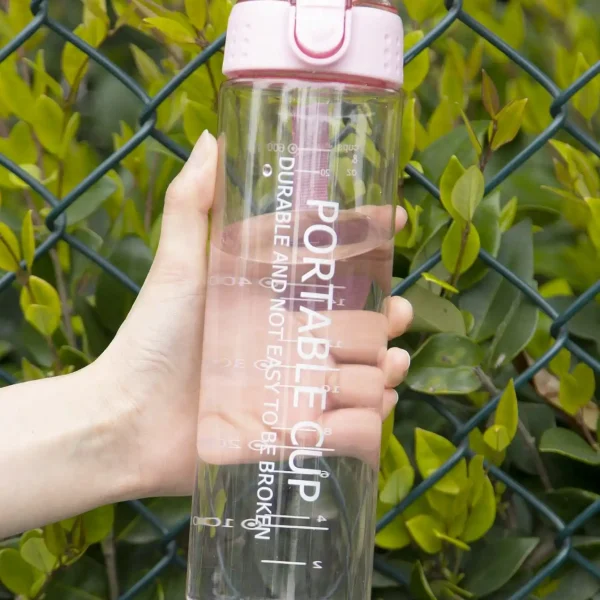 700ml Sports Water Bottle Large Capacity Outdoor Travel Plastic Cups Leak Proof Drinkware Drink Bottle Gym Jugs Water Cup